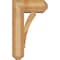 Ekena Millwork Thorton Craftsman Rough Sawn Bracket w/ Offset Brace, Western Red Cedar, 8"W x 18"D x 30"H BKT0806X18X30THR04RWR - alternate 3